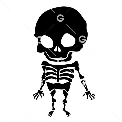 cute skeleton face clipart|cute skeleton clip art.